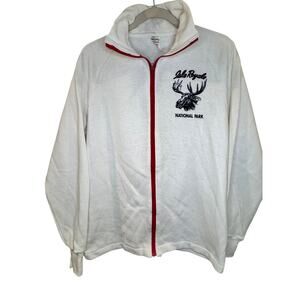 VTG Sportswear M full zip sweatshirt jacket fleece Isle Royale National Park EUC